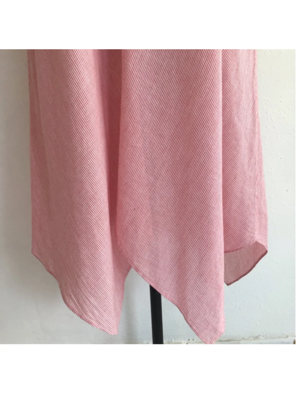 Cremieux Women Elegant Pink and White Striped Spagetti Straps Maxi Dress M